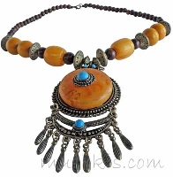 Indian ethnic necklace - click here for large view